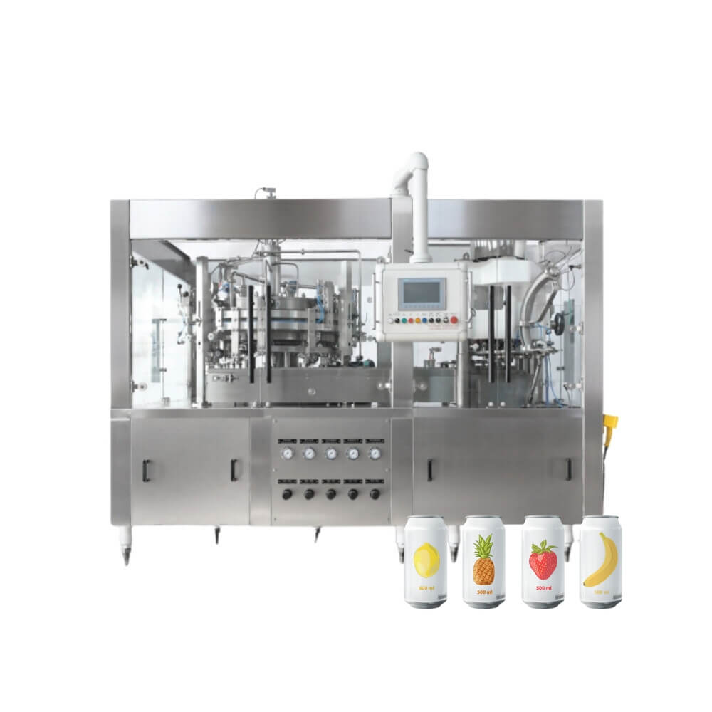 efficient juice can filling and sealing machine