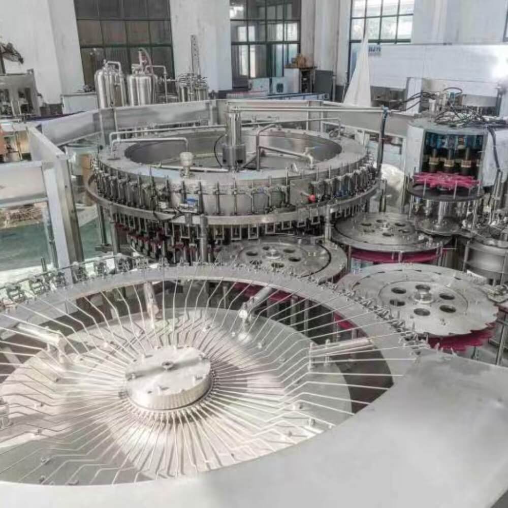 60 heads drink rinsing and capping machine