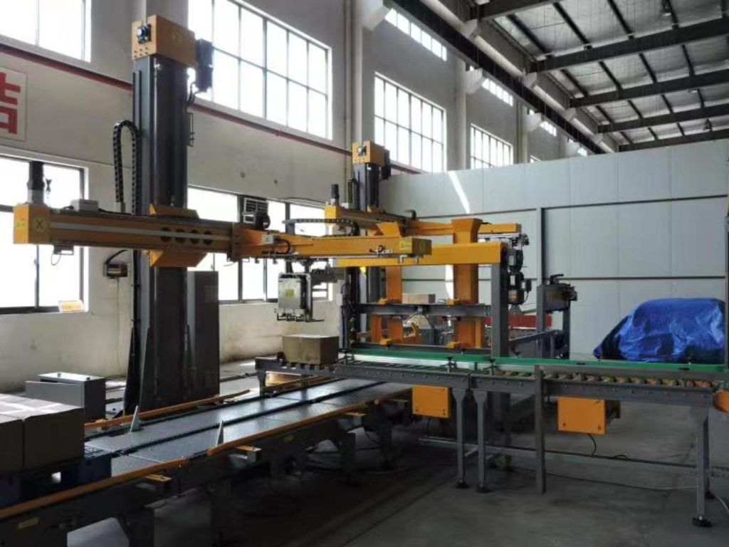 Servo Powered Automatic Palletizer for Carton Boxes and Bags