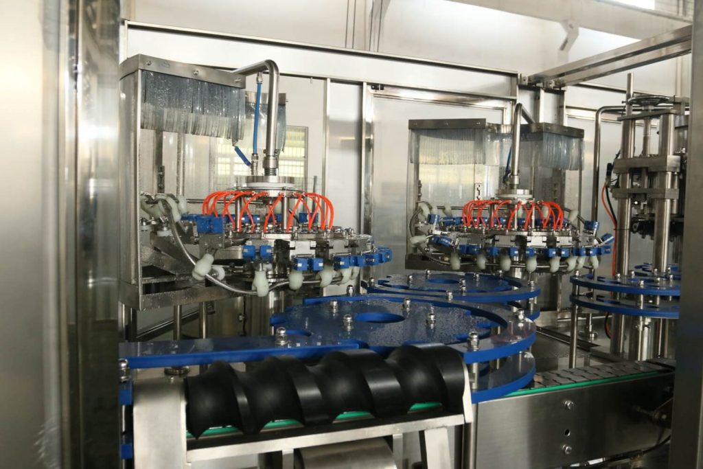 4 in 1 juice filling machine for glass bottles