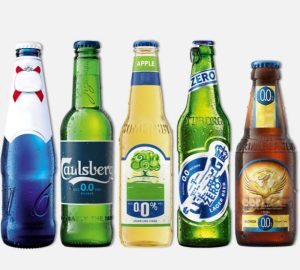 beer-glass-bottle-with-pull-cap-and-crown-cap-for-packaging